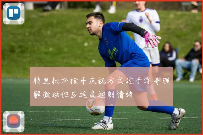 特里批评枪手庆祝方式过于浮夸理解激动但应适度控制情绪